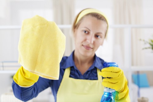 Waddon Carpet Cleaners staff preparing safe carpet cleaning equipment