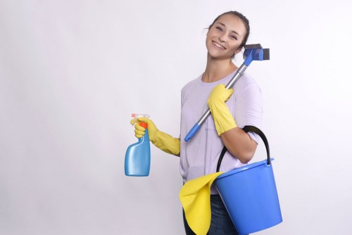 Carpet cleaning service paperwork and payment confirmation on a clipboard