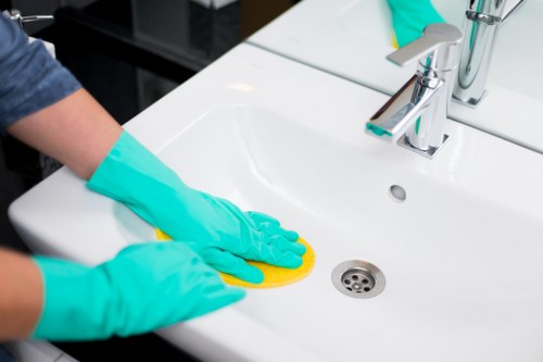 Specialist cleaning equipment used for stain removal in Waddon